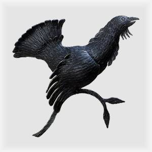 Fassadenschmuck Auerhahn