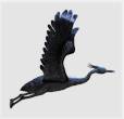 Fassadenschmuck Reiher