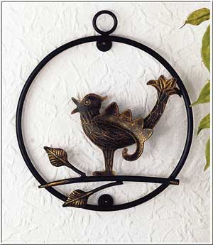 Fassadenschmuck, Wandbild Vogel