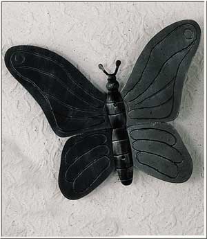 Fassadenschmuck, Wandbild Schmetterling