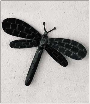 Wandbild Libelle, Fassadenschmuck
